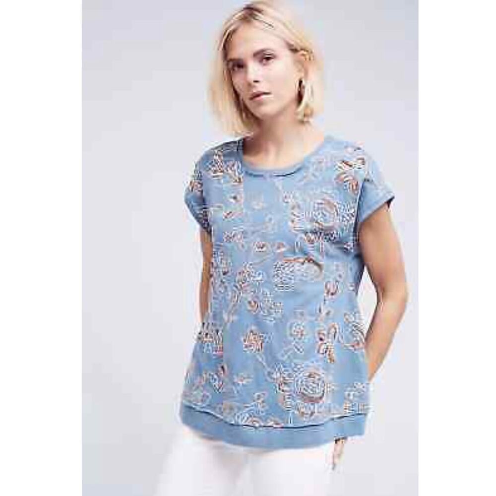 Anthropologie Akemi + Kin Hildie Sweatshirt Blouse Size Medium